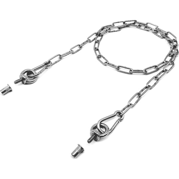 Цепь оградительная KREPFIELD с креплением в стенку столба, 2,5 метра KF555S-2.5