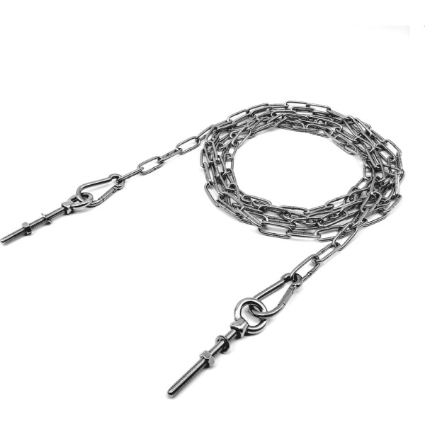 Цепь оградительная KREPFIELD со сквозным креплением, 10 метров KF555N-10