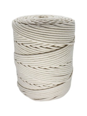 Шнур хлопковый плетеный truEnergy без сердечника, 5 мм, бобина 250 м 12619 Шнур хлопковый плетеный truEnergy без сердечника, 5 мм, бобина 250 м 12619