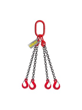 Цепной строп LITELIFT 4СЦ 2,36т 3м четырехветвевой цепь 6x18 T8 G80 4sc2360t3