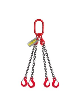 Цепной строп LITELIFT 4СЦ 4,25т 2,5м четырехветвевой цепь 8x24 T8 G80 4sc4250t25