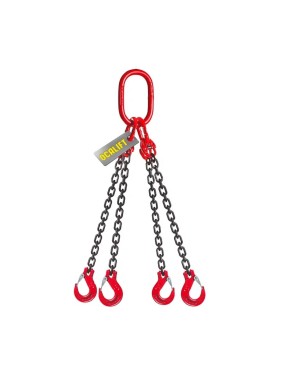 Цепной строп LITELIFT 4СЦ 2,36т 1,5м четырехветвевой цепь 6x18 T8 G80 4sc2360t15