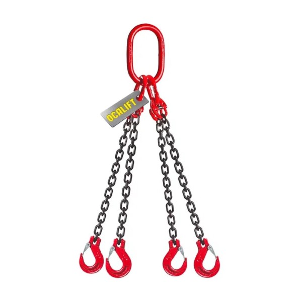 Цепной строп LITELIFT 4СЦ 2,36т 1,5м четырехветвевой цепь 6x18 T8 G80 4sc2360t15