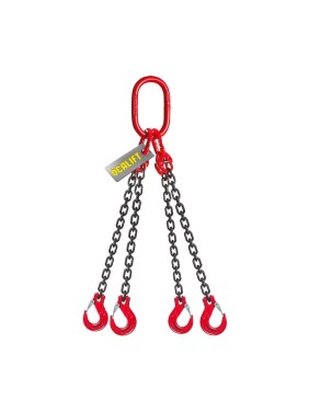 Цепной строп LITELIFT 4СЦ 2,36т 2,5м четырехветвевой цепь 6x18 T8 G80 4sc2360t25