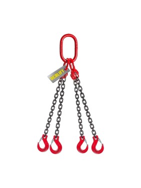 Цепной строп LITELIFT 4СЦ 3,15т 6м четырехветвевой цепь 7x21 T8 G80 4sc3150t6