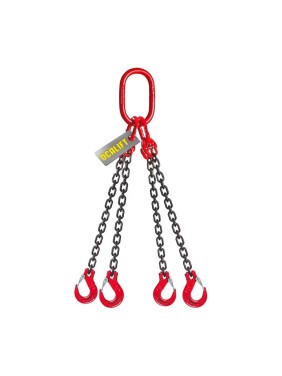 Цепной строп LITELIFT 4СЦ 3,15т 2,5м четырехветвевой цепь 7x21 T8 G80 4sc3150t25