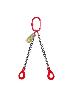 Цепной строп LITELIFT 2СЦ 2,8т 2м с самозакрывающимися крюками двухветвевой цепь 8x24 T8 G80 2sc2800t2s Цепной строп LITELIFT 2СЦ 2,8т 2м с самозакрывающимися крюками двухветвевой цепь 8x24 T8 G80 2sc2800t2s