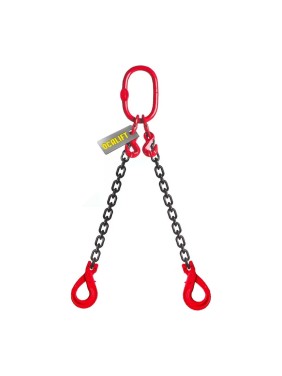 Цепной строп LITELIFT 2СЦ 1,6т 1м с самозакрывающимися крюками и укоротителями двухветвевой цепь 6x18 T8 G80 2sc1600t1sh Цепной строп LITELIFT 2СЦ 1,6т 1м с самозакрывающимися крюками и укоротителями двухветвевой цепь 6x18 T8 G80 2sc1600t1sh