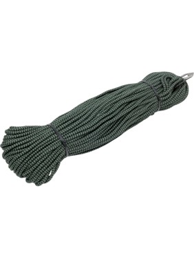 Плетеный шнур ПП 5 мм с сердечником, 16-прядный, высокопрочный, цветной, 50 м Tech-Krep 139912