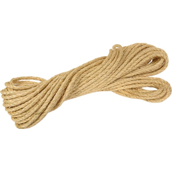 Веревка сизалевая СИБШНУР д 6 мм, 20 м 10164