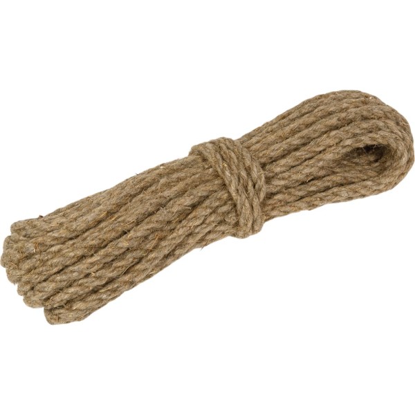 Крученая льняная веревка truEnergy 8 мм шайба 10 м 12528