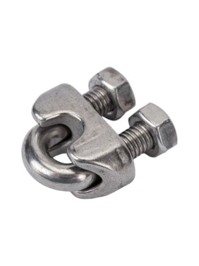 Канатный зажим КРЕП-КОМП нержавейка А4, ART 9074, М8, 80 шт. зкн8