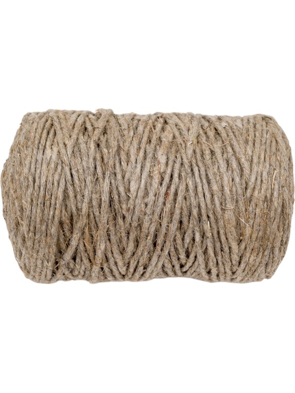 Льняной крученый шпагат truEnergy крученый, 3 мм 100 м 12562