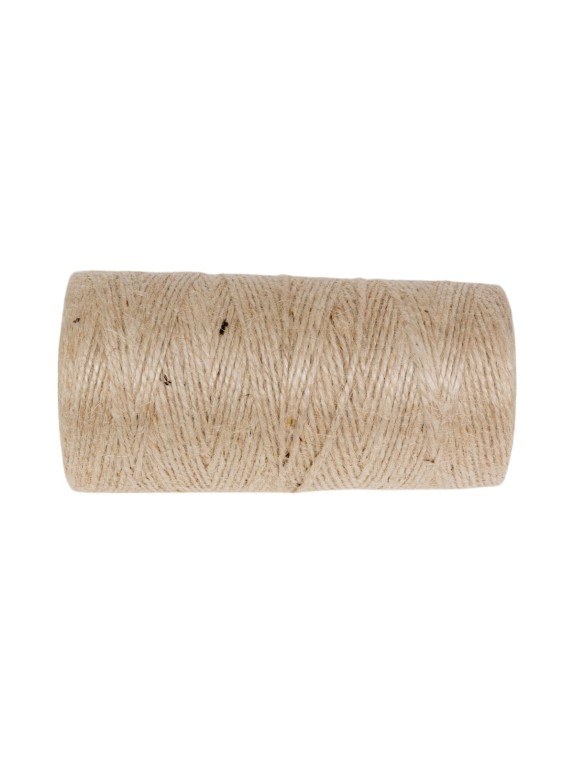 Шпагат джутовый ЩИТ ШД 1,2 ктекс П 2 пол. 2-ниточный в боб. по 0,5 кг белый 15106-1