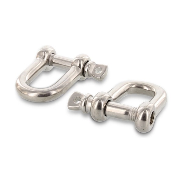 Скоба такелажная METIZ-A2 ART.9076 7 мм, А4, нержавеющая, 4 шт. 907647 4