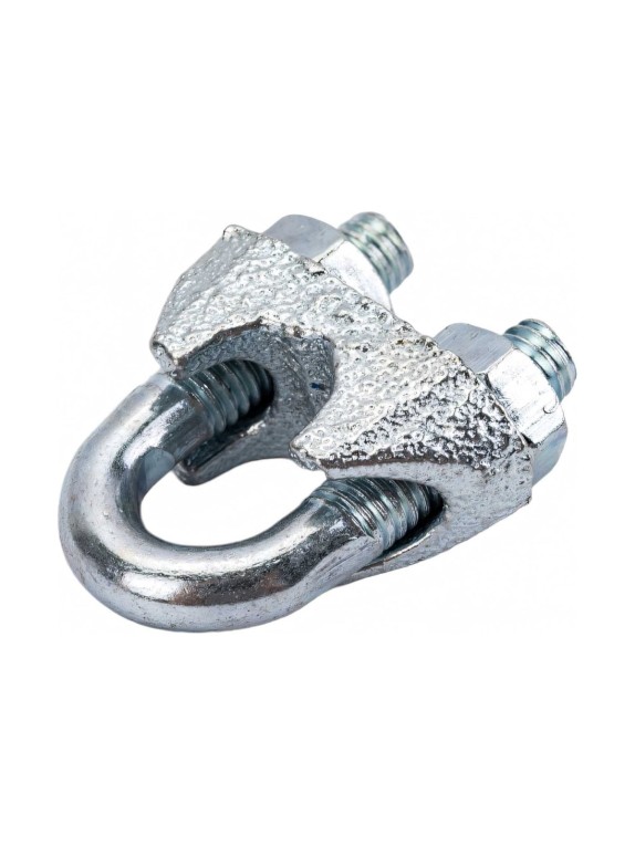 Дугообразный зажим троса 8мм DIN741 2шт - ярлык Tech-Krep 102738