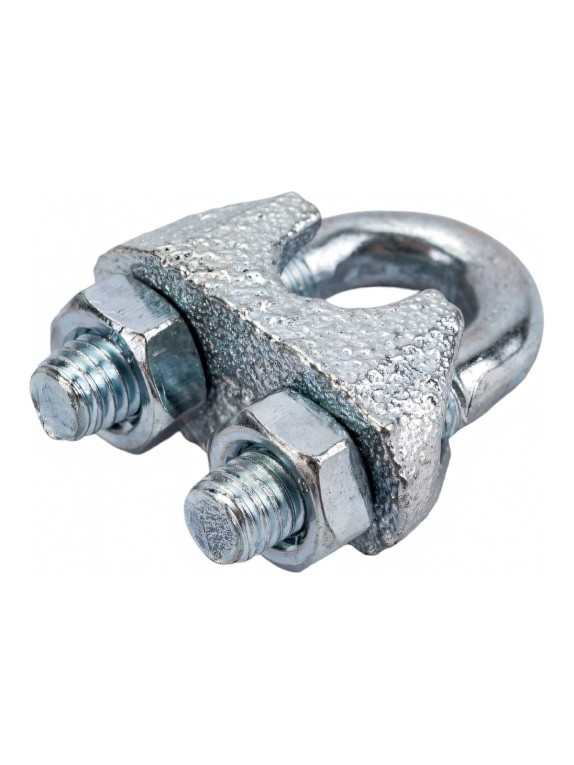 Дугообразный зажим троса 8мм DIN741 2шт - ярлык Tech-Krep 102738