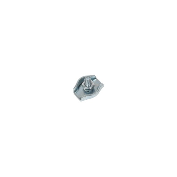 Зажим для стальных канатов STEELREX одинарный, SIMPLEX, цинк, 3 мм, упаковка 2 шт. 0521003000W100000210