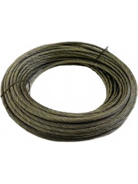 Стальной канат КанТраст DIN 3069, ф 8 мм, 30 м, оцинкованный OD8303069
