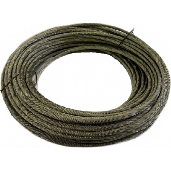 Стальной канат КанТраст DIN 3069, ф 8 мм, 20 м, оцинкованный OD8203069