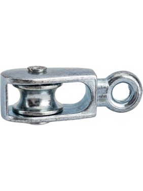 Одинарный блок КРЕП-КОМП шкив металлический 15 миллиметр /5/ 1шт бом15мф