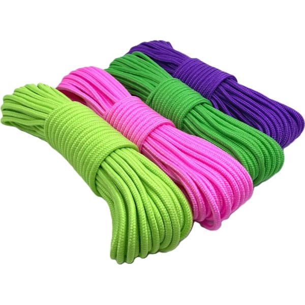 Шнур бытовой Сибшнур д 4 мм, 20 м, НЕОН, 20998