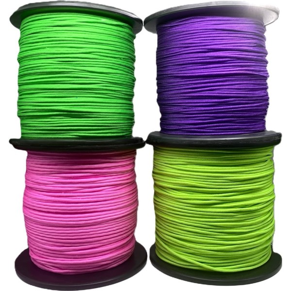 Шнур бытовой Сибшнур д 4 мм, 400 м, НЕОН, на катушке 20991