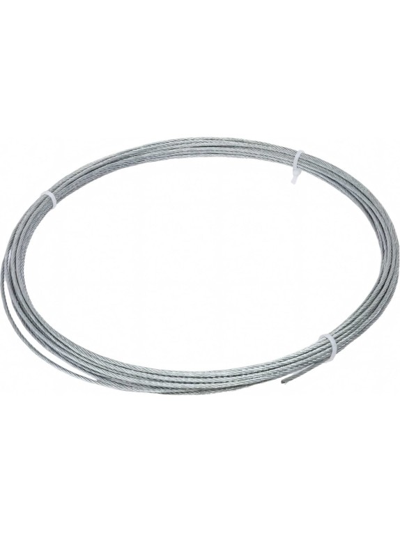 Стальной трос для растяжки DIN 3055, 2 мм, 10 м Tech-Krep 127842