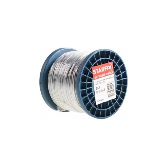 Стальной трос STARFIX М12 DIN 3060 бухта 100 м SMP-53713-100