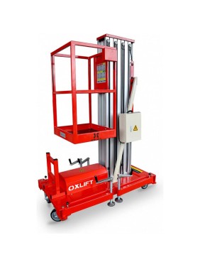 Телескопический одномачтовый подъемник OXLIFT ZX-1-060 6 м, 125 кг 700096