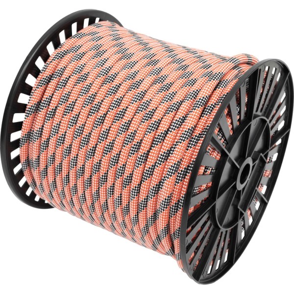 Страховочная высокопрочная веревка Gigant 48 прядей, 10мм х 100м HRS-01