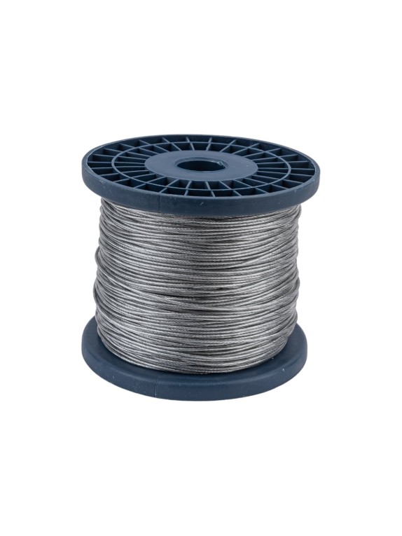 Стальной трос в ПВХ STARFIX SWR М3, PVC М4, DIN 3055, бухта 200 м SMP-53714-200