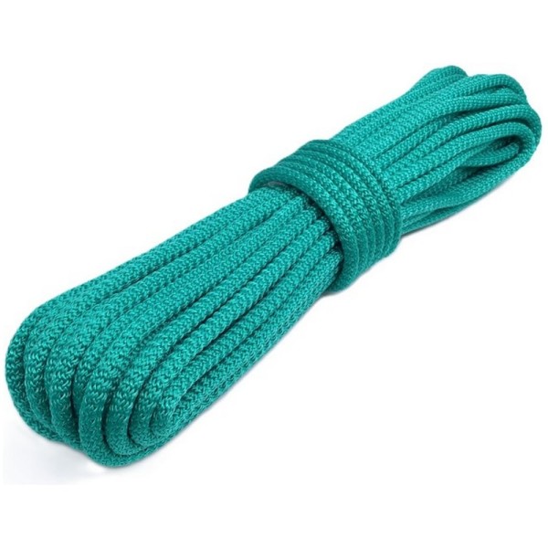 Вязаный шнур Сибшнур диаметр 6 мм, 20 м, белый 30200