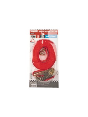Стяжка груза ARNEZI 12 м x25 мм полиэфир, 800/1600кг, в блистере A0901028