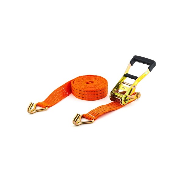 Ремень крепления груза TopAuto ширина ленты 50 мм, 2500/5000 кг, 6 м, механизм 230 мм на 2500 DaN РК4506