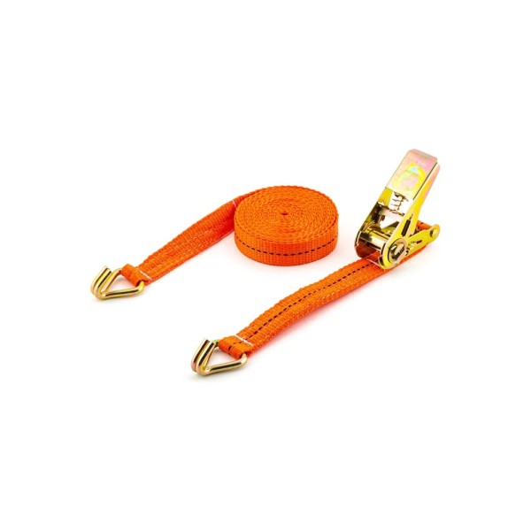 Ремень крепления груза TopAuto ширина ленты 25 мм, 800/1600 кг, 8 м, механизм 110 мм на 800 DaN РК088