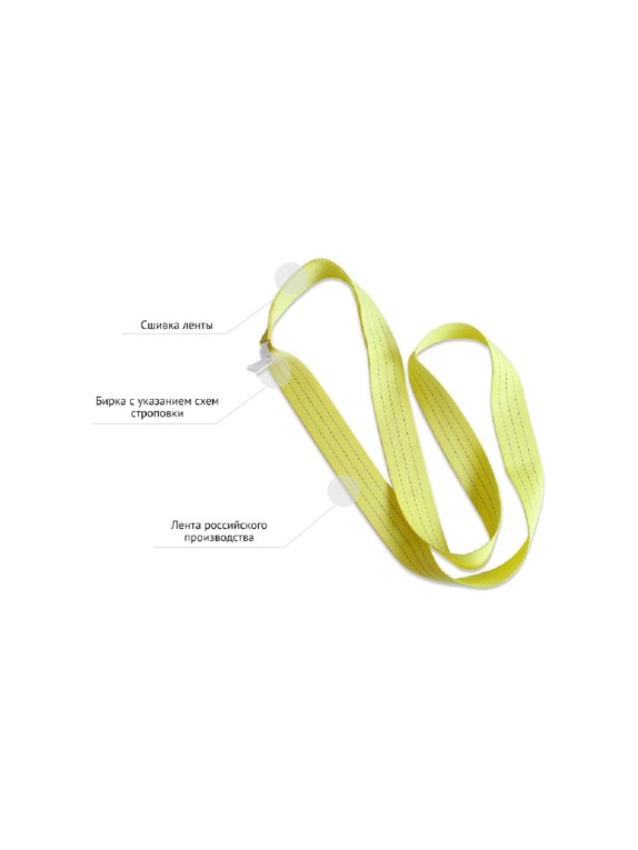 Строп текстильный кольцевой КанТраст СТК 3 т, 3 м STK33