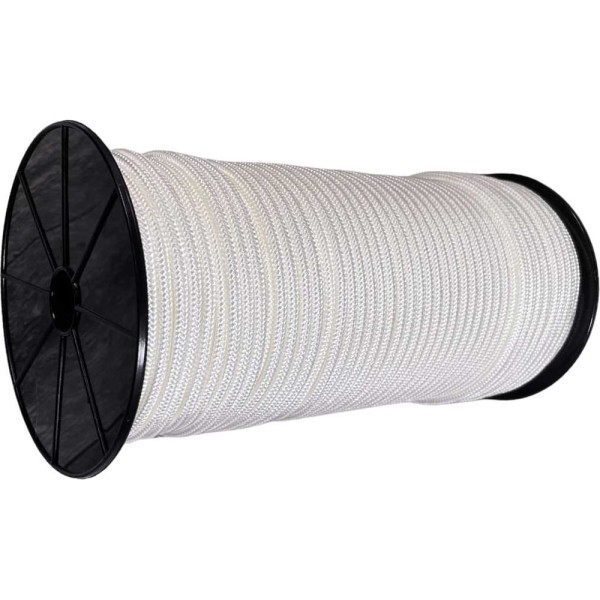 Шнур плетеный полиамидный ООО Оптхозторг 4 мм 100 м белый 01841002