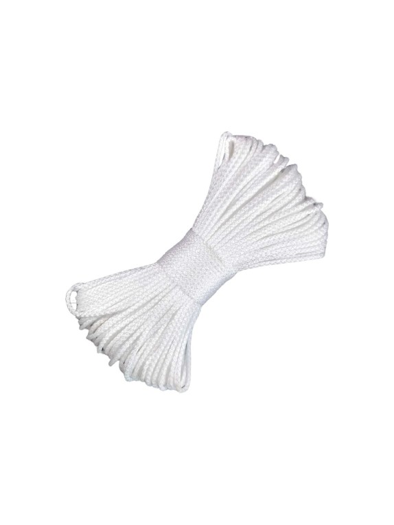 Шнур вязаный полипропиленовый ООО Оптхозторг 4 мм 100 м белый 03841002