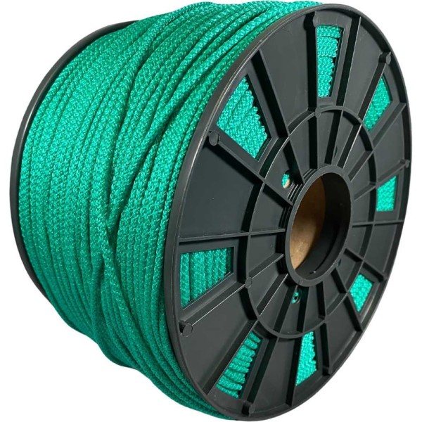 Шнур вязаный полипропиленовый ООО Оптхозторг 4 мм 500 м зеленый 03845007