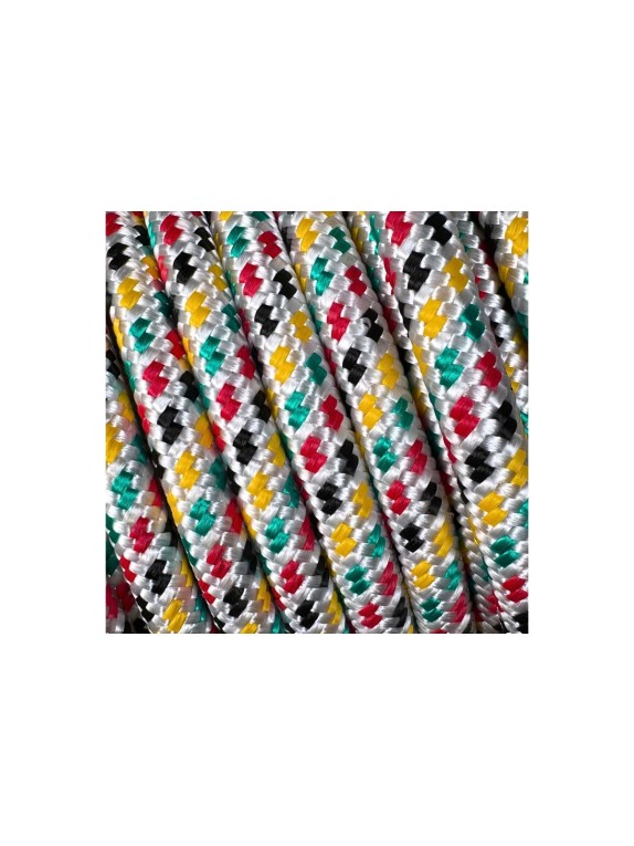 Шнур плетеный полипропиленовый ООО Оптхозторг 14 мм 30 м цвет разноцветный 05814301