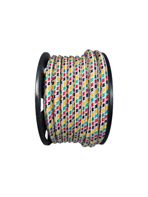 Шнур плетеный полипропиленовый ООО Оптхозторг 14 мм 30 м цвет разноцветный 05814301