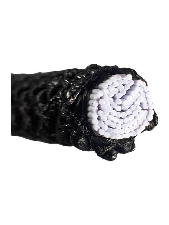 Шнур резиновый ООО Оптхозторг 8 мм 100 м оплетка полипропилен эластичный черный 07881003