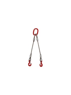Строп канатный двухветвевой КанТраст 2 СК 1,25 т 2,5 м (опрессовка) 2SKO12525