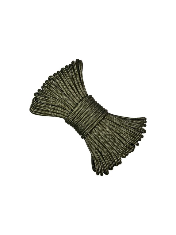 Шнур плетеный полипропиленовый ООО Оптхозторг 6 мм 50 м хаки 0686508