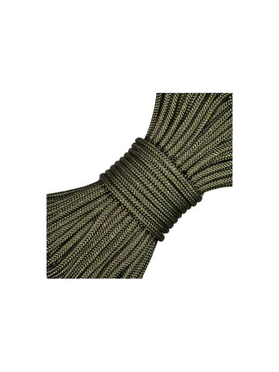 Шнур плетеный полипропиленовый ООО Оптхозторг 6 мм 50 м хаки 0686508