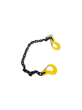 Строп крюк-крюк OCALIFT 1СЦ 22,8 т, 10 м, цепной глазированная цепь Т8 16x48 для стягивания груза 1sc22800t10mkk