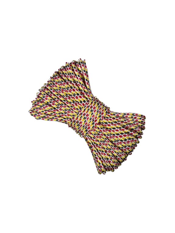 Шнур плетеный полипропиленовый ООО Оптхозторг 6 мм 30 м цвет разноцветный 0586301