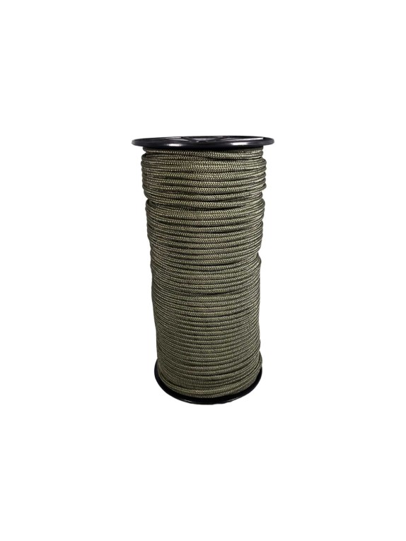 Шнур плетеный полипропиленовый ООО Оптхозторг 4 мм 500 м хаки 05845008
