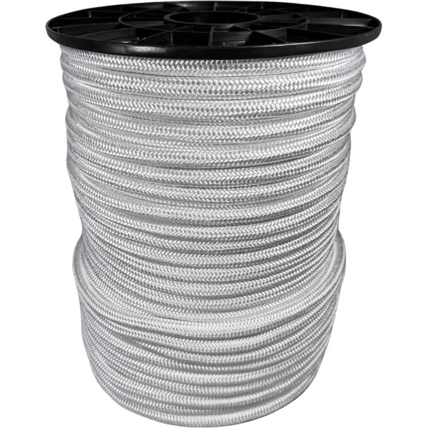 Шнур плетеный полиамидный ООО Оптхозторг 16 мм 50 м белый 01816502